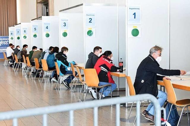 Freiburger Impfzentrum wre in zwei bis drei Wochen wieder einsatzfhig
