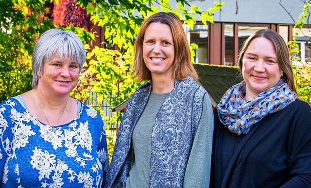 Jutta Cudok, Cornelia Hartmann und Sabine Werner (von links).  | Foto: Paul Eischet