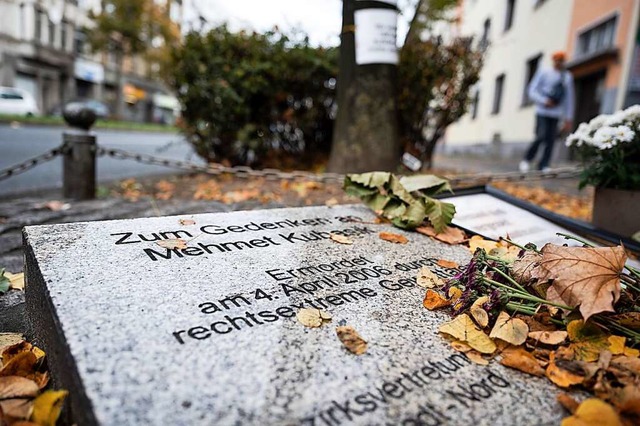 Mindestens zehn Morde verbten die Rechtsterroristen.  | Foto: Bernd Thissen (dpa)