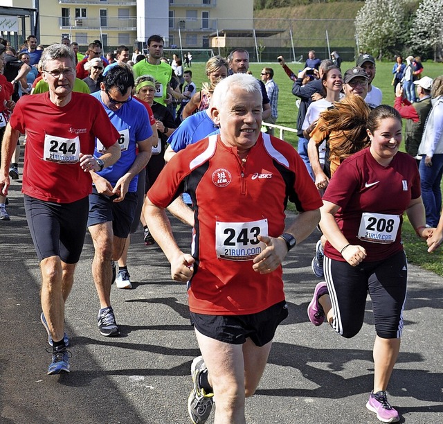 Beim Rheinauenlauf des TV Rheinweiler ...0 fiel die Veranstaltung deshalb aus.   | Foto: Jutta Schtz