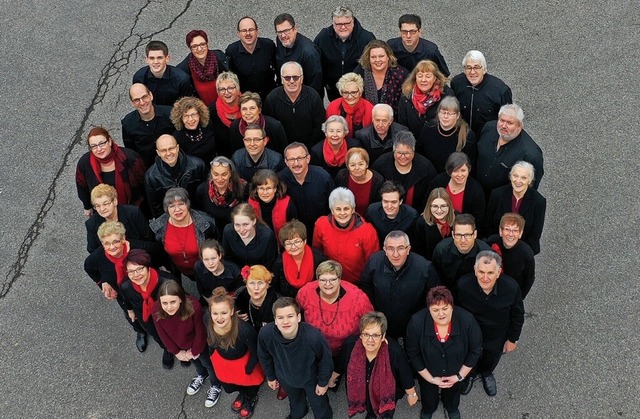 Der Chor Weitenau konnte die in 2020 a... peilt nun in 2025 das 180-Jhrige an.  | Foto: Gesangverein Harmonie Weitenau