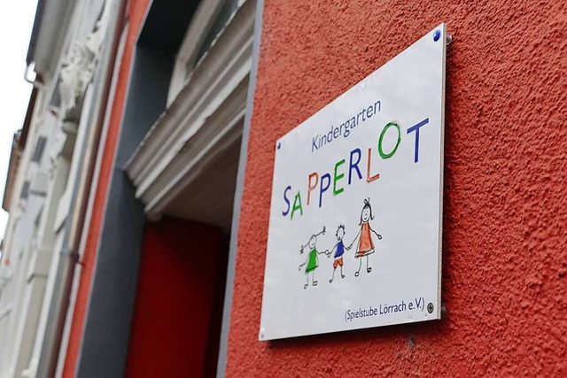 Der Kindergarten Sapperlot, der als  E...wird knftig vom SAK Lrrach getragen.  | Foto: Sabine Ehrentreich