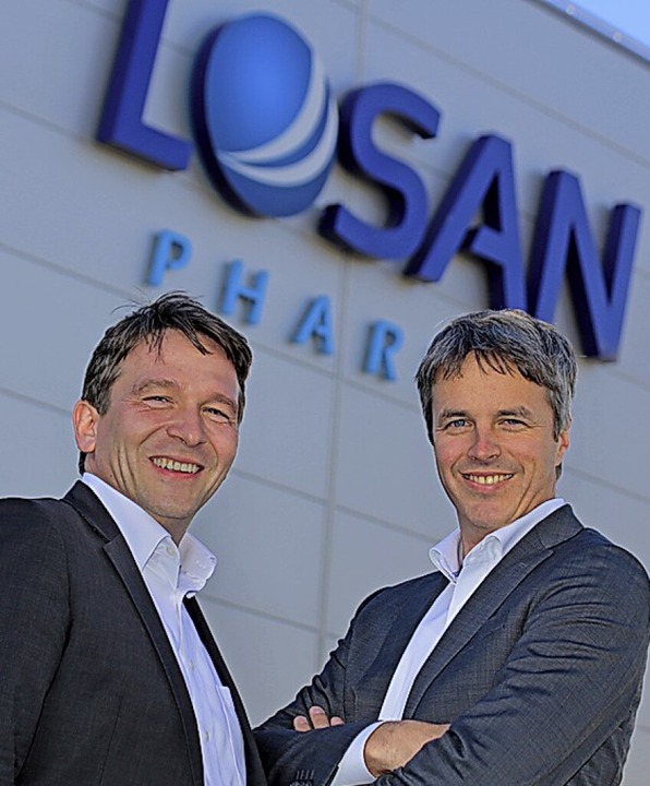 Die Geschäftsführer Jens Morgenthaler und Thomas Andresen  | Foto: Losan Pharma