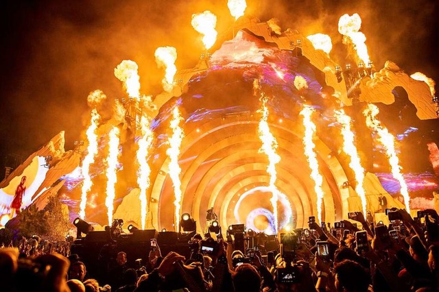 50.000 Menschen waren auf dem Festival.  | Foto: Amy Harris (dpa)