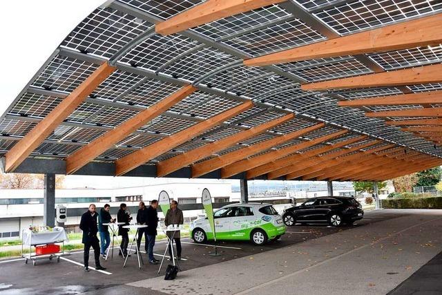 Diese Ladestation für E-Autos in Rheinfelden erzeugt ihren eigenen Strom
