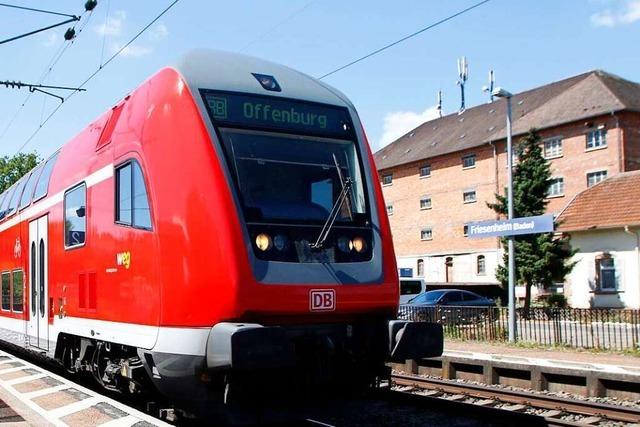 Unbekannte verursachen Verspätungen zwischen Friesenheim und Lahr