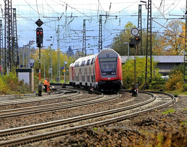 Der Abschnitt zwischen Offenburg und Riegel steht im Fokus.  | Foto: Siegfried Gollrad