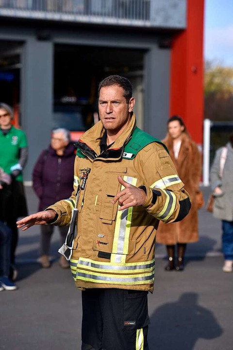 Feuerwehrkommandant Heiko Ehret  | Foto: Thomas Kunz