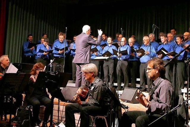 Der Mnnergesangverein Schuttertal steht wieder auf der Bhne