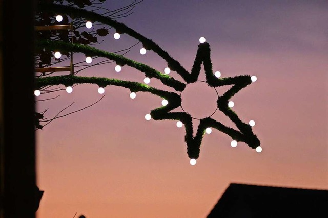 Corona lsst die  Sterne fr Weihnachtsmrkte sinken, jetzt wieder in Mnstertal  | Foto: Hans-Peter Mller