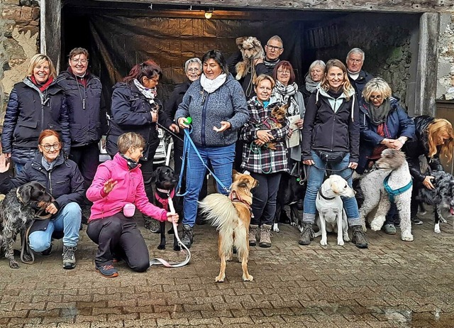 Teilnehmer, Trainerteam und Prfer des Hundefhrerscheins 2021  | Foto: Mark