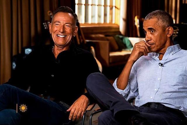 Gespräche von Barack Obama und Bruce Springsteen erscheinen als Buch