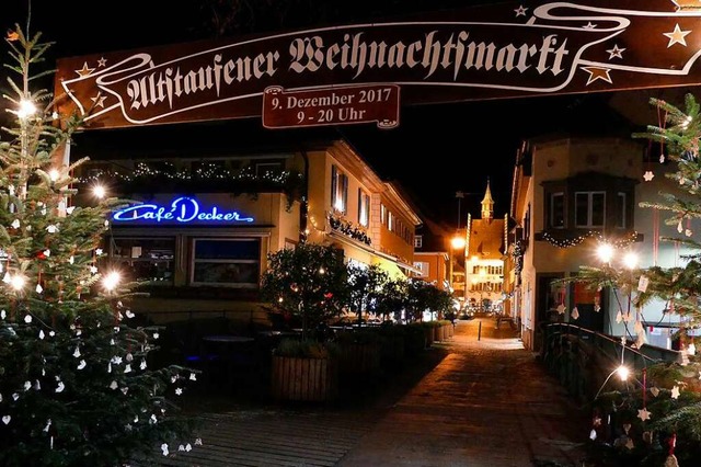 Abgesagt: Der Altstaufener Weihnachtsmarkt 2021  | Foto: Hans-Peter Mller