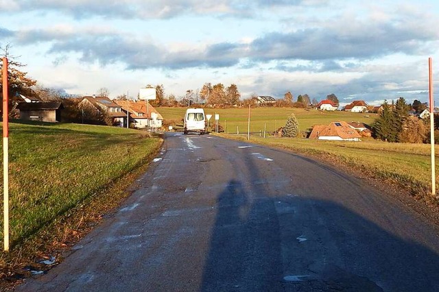 Auch in den sdlichen Hotzenwaldlagen ... an den Gemeindeverbindungsstraen an.  | Foto: Wolfgang Adam