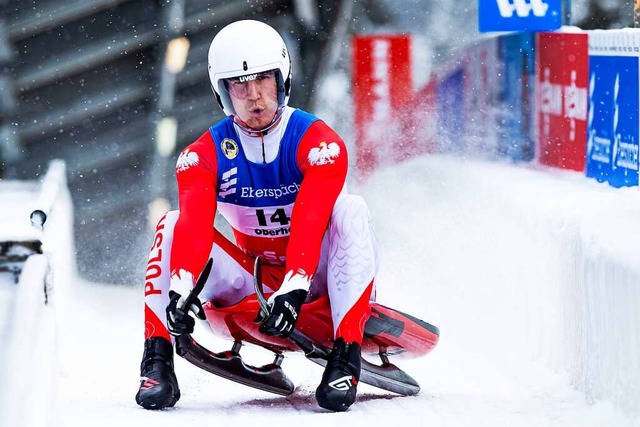 Der polnische Rodler Mateusz Sochowicz  | Foto:  via www.imago-images.de