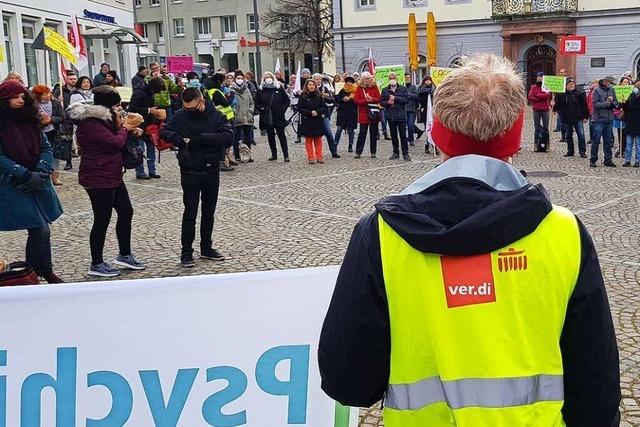 Ein Drittel der Beschftigten des Emmendinger ZfP im Ausstand