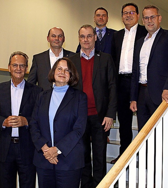 Wolfgang Bruder (u. l.) und Jrg Ettri... die neuen Kuratorinnen und Kuratoren.  | Foto: Hochschule Offenburg