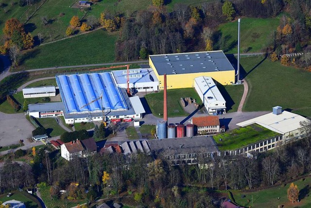 Das Werk Wehr der Celanese aus der Luft.  | Foto: Erich Meyer