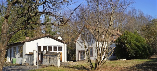 Die eingeschossige Werkstatt und das z...sen einem Neubau fr die Kita weichen.  | Foto: Silke Hartenstein