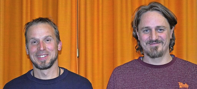 Tobias Faller (links) und Christoph Hog leiten den Tlerverein Jostal.  | Foto: Liane Schilling