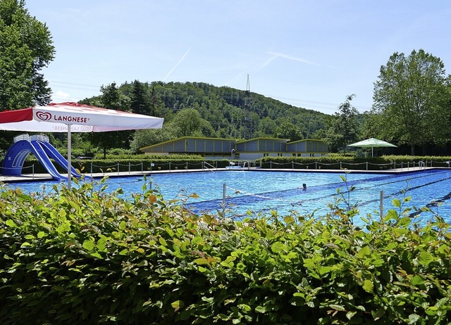 Das Freibad macht Steinen Sorgen. Viel...on der Gemeinschaft lebenswertes Dorf.  | Foto: Martina David-Wenk