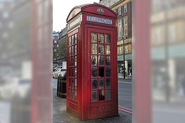 Briten wollen rote Telefonzellen retten
