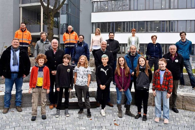 Viele glckliche Gesichter gab es bei der Spendenbergabe.  | Foto: Thomas Kunz