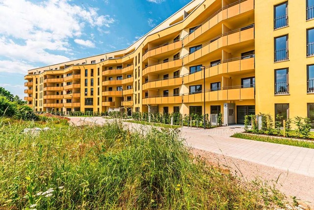 Ohne Stadtbau-Projekte gbe es in Freiburg noch weniger Sozialwohnungen.  | Foto: Freiburger Stadtbau/Michael Spiegelhalter