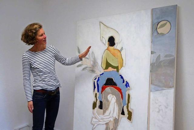 Vivian Kahra stellt in der Galerie im Tor in Emmendingen aus
