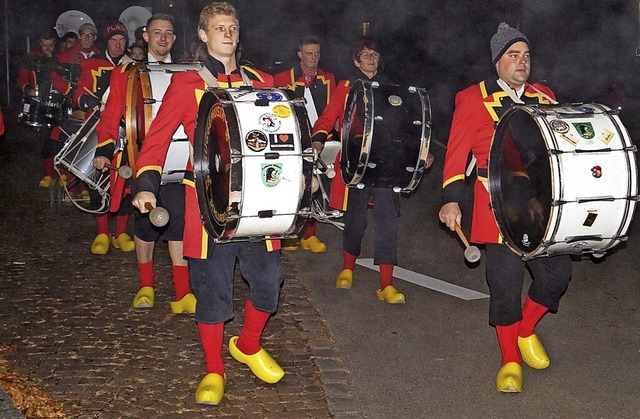 Nicht zu berhren waren die Schlurbi-...erffnung am Donnerstagabend in Liel.   | Foto: Silke Hartenstein