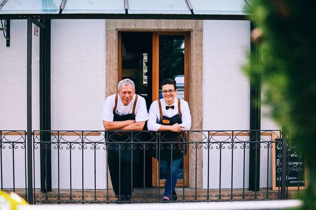 Zwei Kochkulturen vereint: Catinka und Tom Birks.  | Foto: Restaurant Taberna