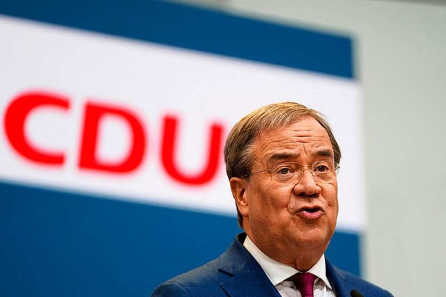 Wer folgt Armin Laschet im Amt des CDU-Vorsitzenden?  | Foto: MARKUS SCHREIBER (AFP)