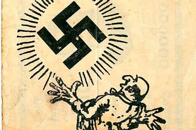 Wie mit einem Geldschein aus Schopfheim antisemitische Propaganda verbreitet wurde
