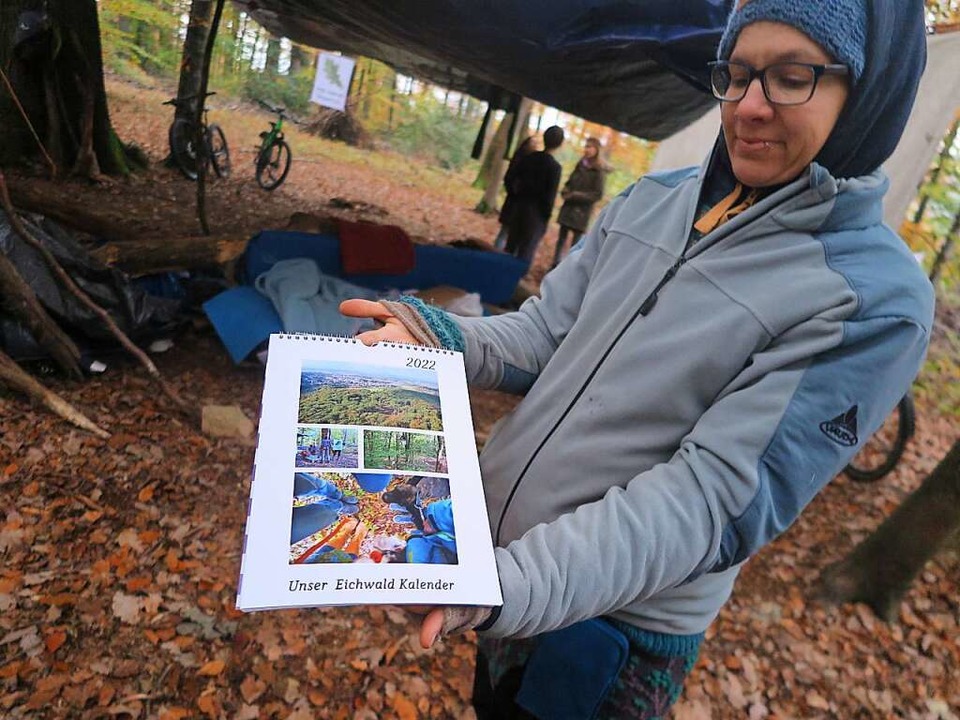 Zu Besuch bei den Waldbesetzern im M llheimer Eichwald M llheim