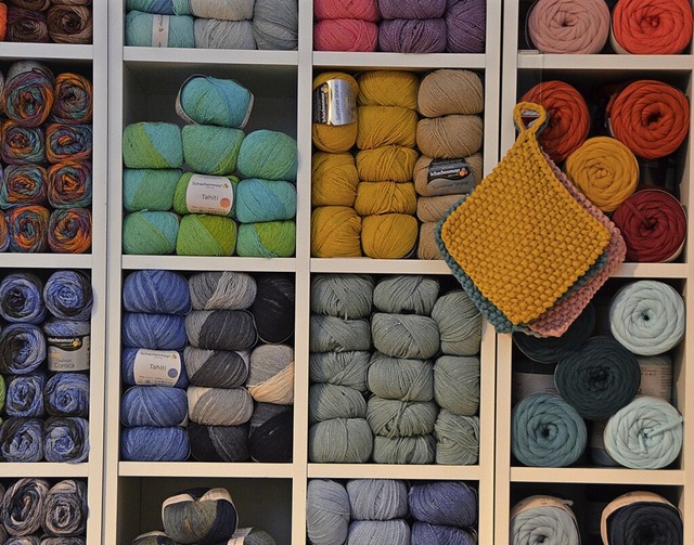 Wolle in allen Farben und Farbnuancen   | Foto: Felix Lieschke