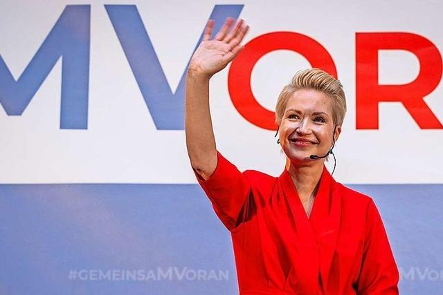 Manuela Schwesig als Ministerpräsidentin wiedergewählt