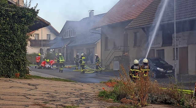 Neben der Feuerwehr wirkte auch das DRK mit.   | Foto: privat