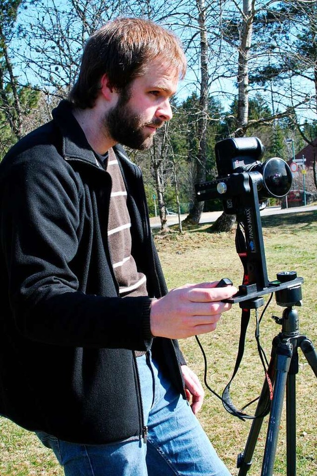 Fotografieren ist fr Michael Arndt  aus Hinterzarten Hobby und Beruf zugleich.   | Foto: Dieter Maurer