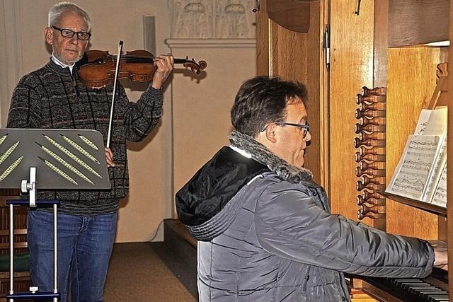 Orgel, Violine und eine Uraufführung