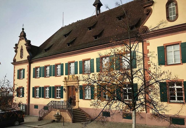 Das Ebringer Schloss bietet ein besond...chnes Ambiente fr einen Wochenmarkt.  | Foto: Michael Drfler