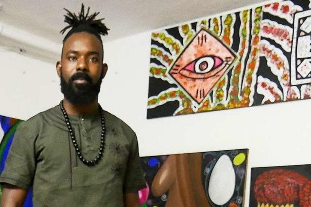 Der Wehrer Künstler Anthony Agbovi kämpft mit Kunst für Toleranz