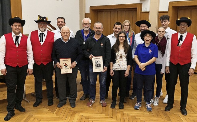 Die Geehrten bei der Hauptversammlung der  Narrenzunft Kollnau.  | Foto: Narrenzunft Kollnau