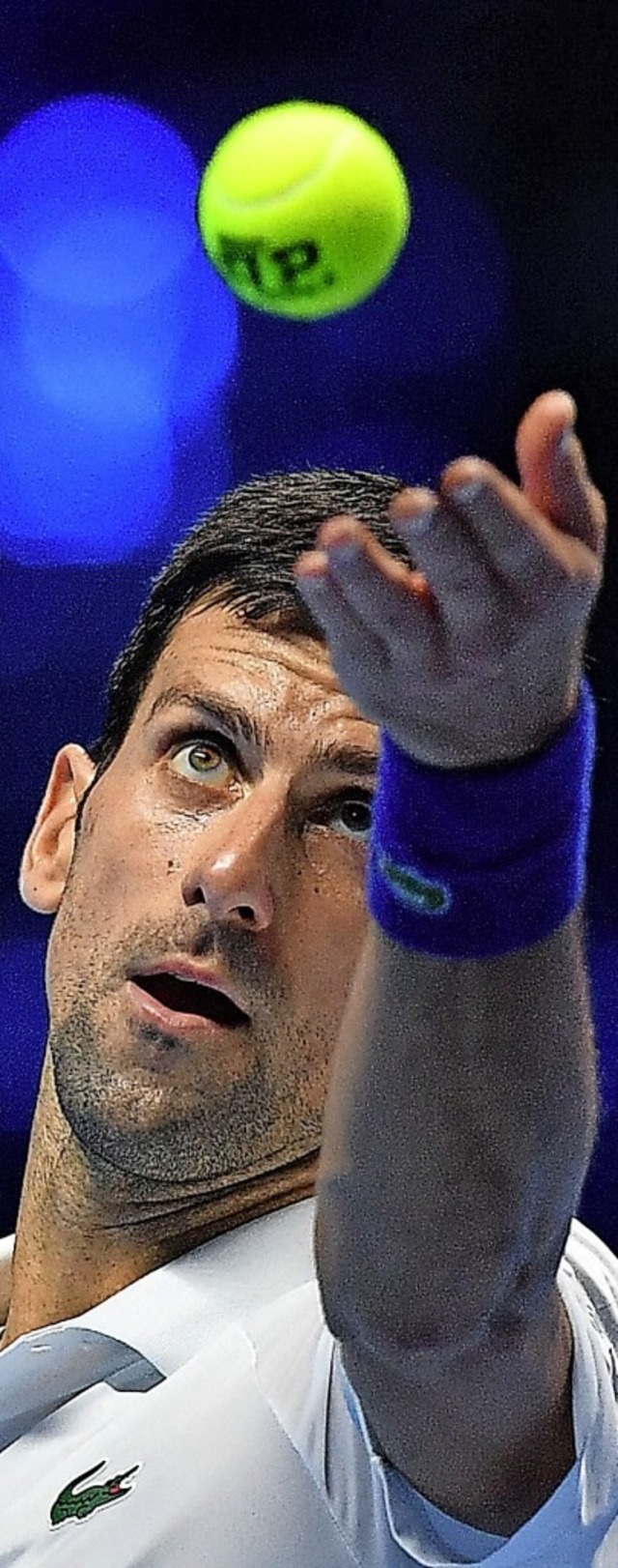 Novak Djokovic beim Aufschlag  | Foto: MARCO BERTORELLO (AFP)