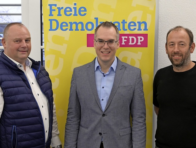 Neu formierter Vorstand der Bad Krozin...ph Zilz,   Stellvertreter Frank Nopper  | Foto: FDP Ortsverband Bad Krozingen