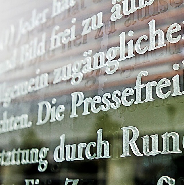 Artikel 5 des Grundgesetzes schtzt die Meinungs- und Pressefreiheit.  | Foto: Florian Kleinschmidt