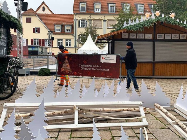 Das &#8222;Weihnachtliche Offenburg&#8... den Start am kommenden Montag laufen.  | Foto: Helmut Seller