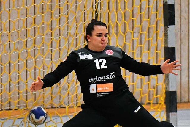 Torhüterin Debora D’Arca will ihre Chance als Stammtorhüterin bei den Handballerinnen der HSG Freiburg nutzen