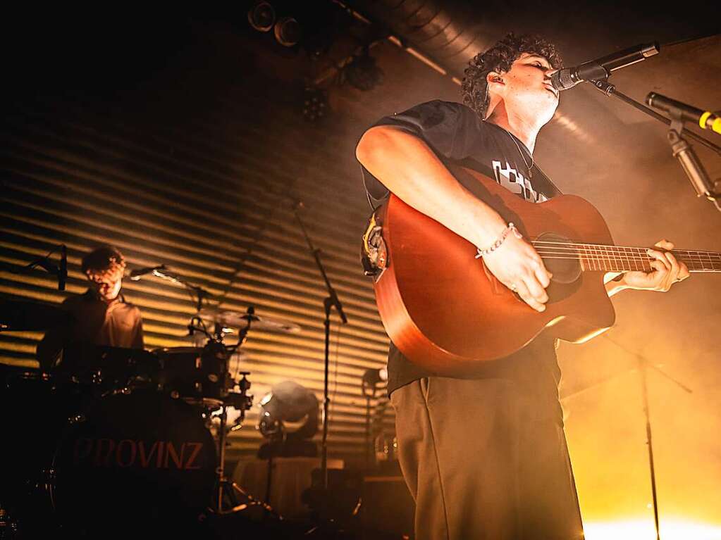 Die Folk-Pop-Band Provinz ist am Donnerstag im Jazzhaus aufgetreten.