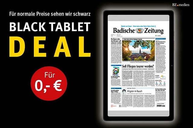 Jetzt kostenloses Samsung Galaxy Tab A...ischen Zeitung uneingeschrnkt nutzen!  | Foto: bz