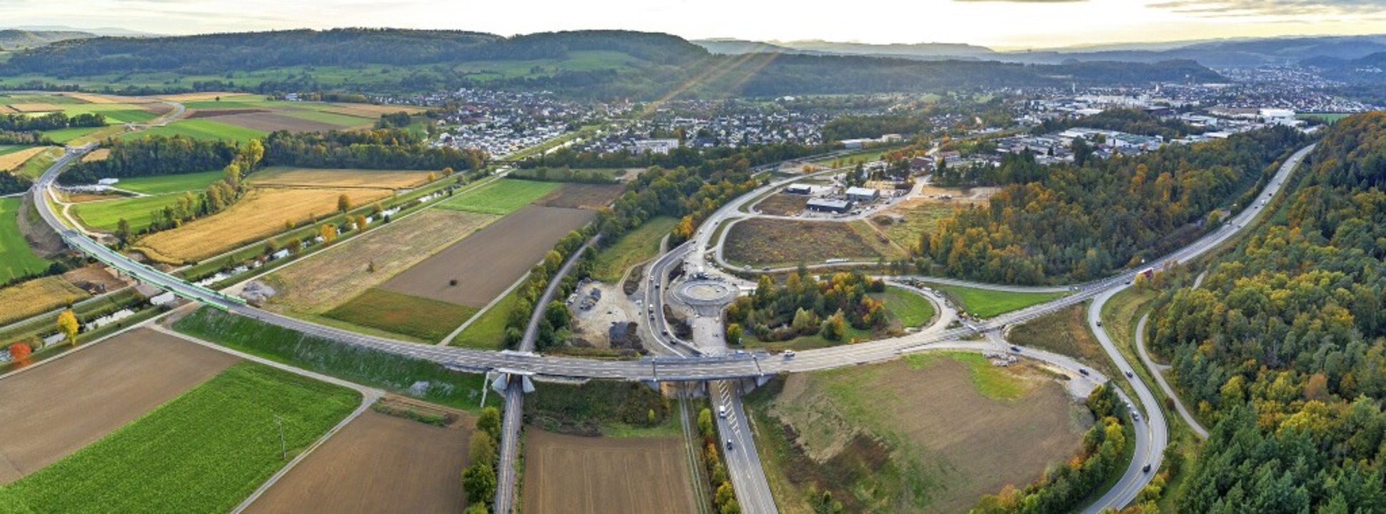 Blick auf die Ortsumfahrung Lauchringen  | Foto: Regierungspräsidium Freiburg